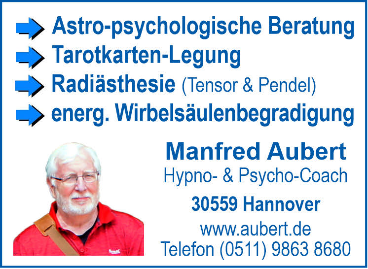 Angebote Hypno und Psycho Coach Manfred Aubert
