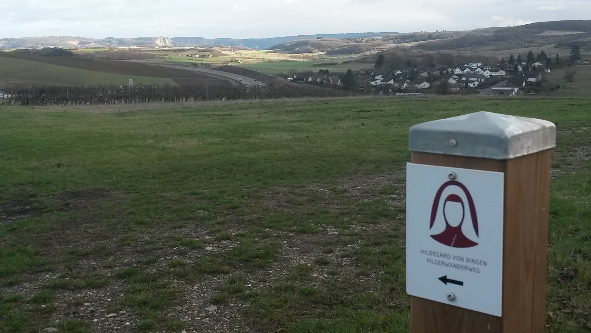 Wegweiser Pilgerweg Hildegard von Bingen
